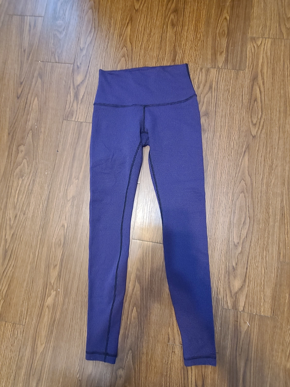 lululemon athletica Purple High-Waist Textured Leggings